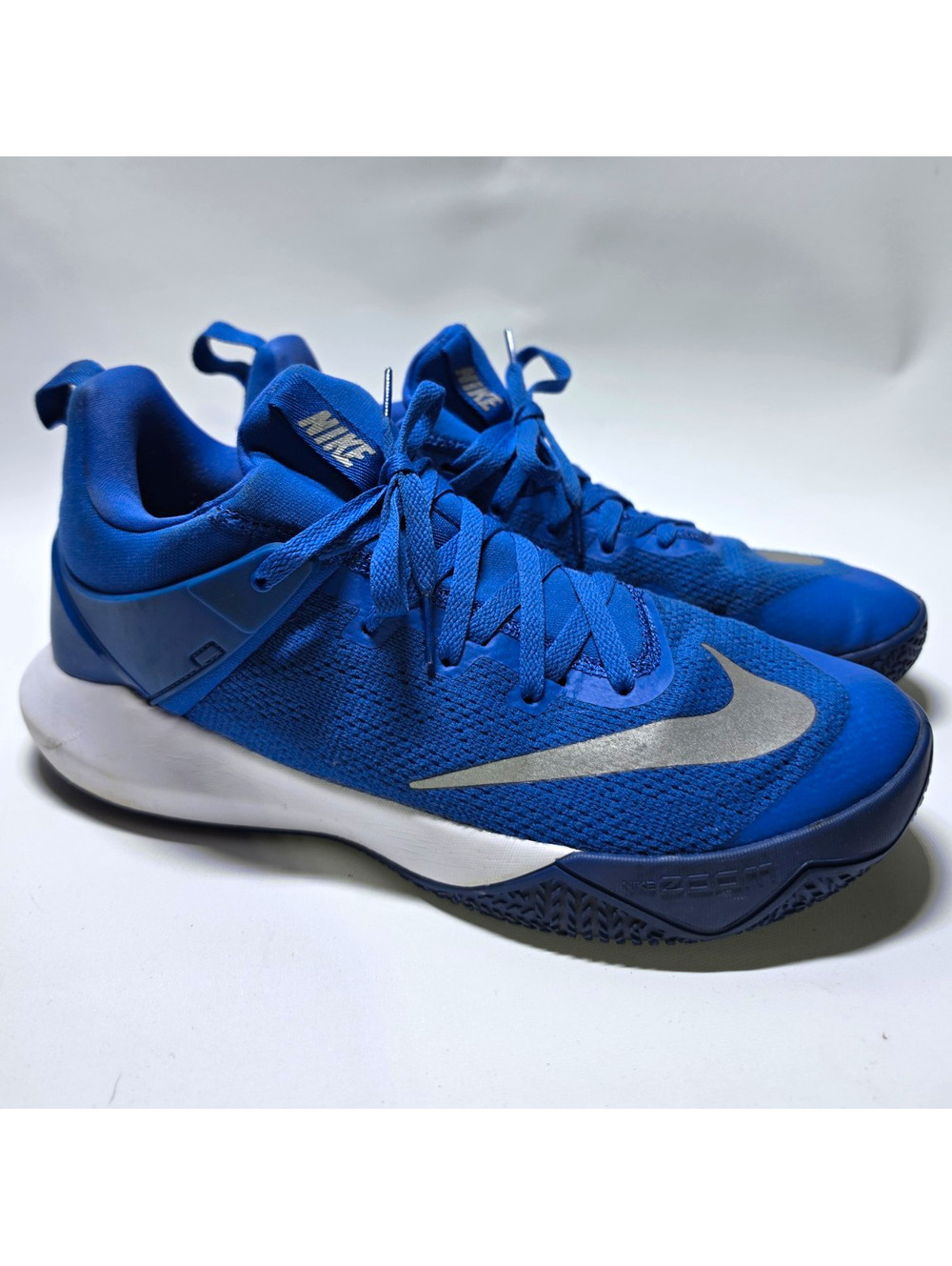 Nike Zoom Shift TB Game Royal/White Low Top Lace-Up Men's Sneakers 897811-400